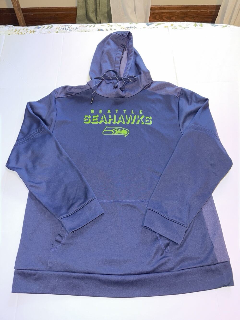 Nike Fanatics Seattle Seahawks Blue Hoodie XL Mens